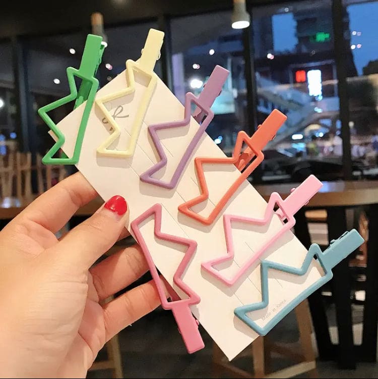 Set Of 7 Colorful Hair Clips, Kid Cute Colorful Hairpin, Droplets Children Hairs BB Clip Hairpin, Cute Women's Frosted Hair Clip, Hollow Geometric Fluffy Hair Clip Set Of 7 Colorful Hair Clips, Kid Cute Colorful Hairpin, Droplets Children Hairs BB Clip Hairpin, Cute Women's Frosted Hair Clip, Hollow Geometric Fluffy Hair Clip
